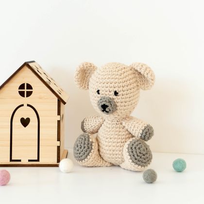 Small Crochet Teddy Bear